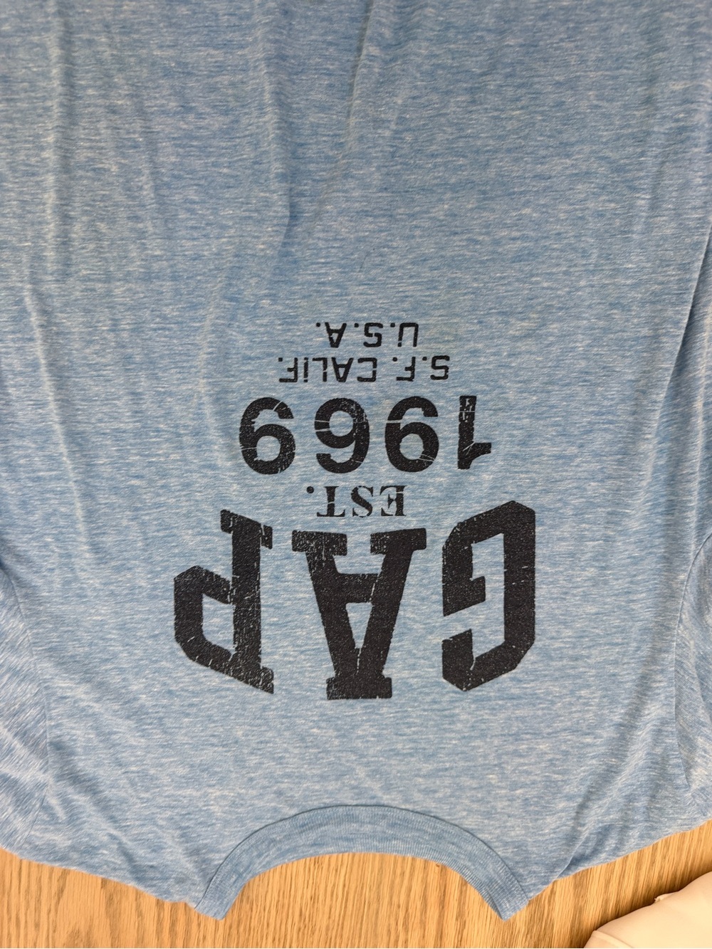 GAP Kids Heather Sky Blue Logo Tee